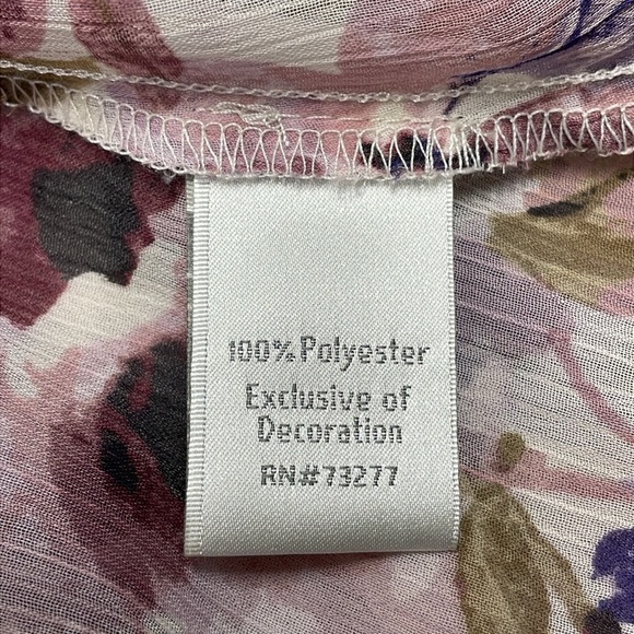 LC Lauren Conrad Runway Sheer Floral Long Sleeve Maxi Dress 4 - Picture 16 of 16